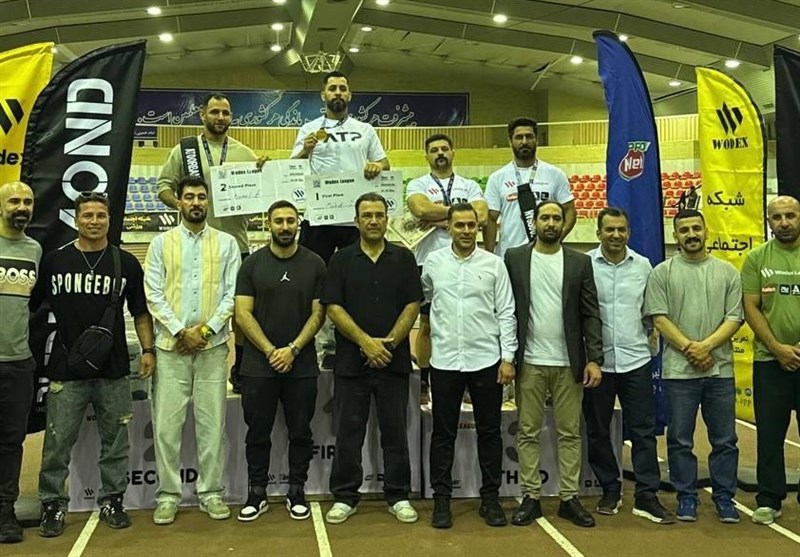 قهرمانان لیگ انفرادی کراسفیت روی سکو رفتند