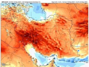 هشدار توفان تندری و تگرگ در تهران؛ دما افزایش می‌یابد