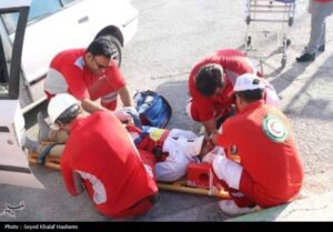 سقوط کوهنورد در ارتفاعات تفت؛ عملیات نجات با موفقیت انجام شد