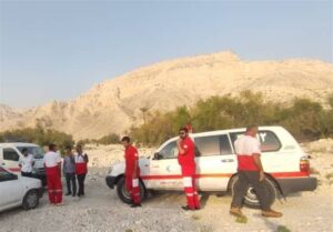 نجات کوهنورد حادثه‌دیده در ارتفاعات دره‌گاهان تفت