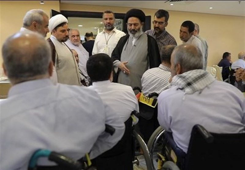 هتل جانبازان، اولین مقصد بازدید سرپرست حجاج ایرانی در مکه