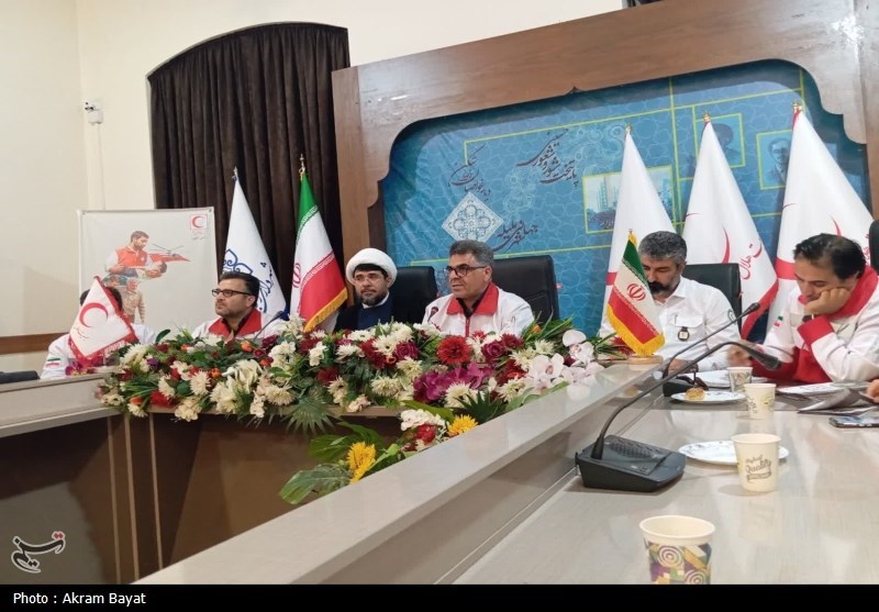 نشست خبری مدیرعامل جمعیت هلال‌احمر استان زنجان