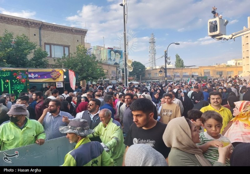 اجتماع سیاسی زنجانی در محکومیت حمله اسرائیل به ایران