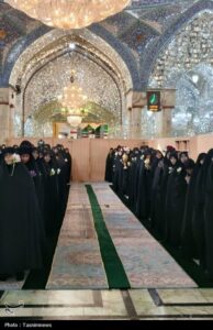 خطبه برای Khaddam Commy Qom در یادآوری شهادت در اسرائیل+ عکس
