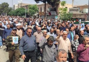 تشییع جنازه شهید مهدی هوجات پانا در ساربران