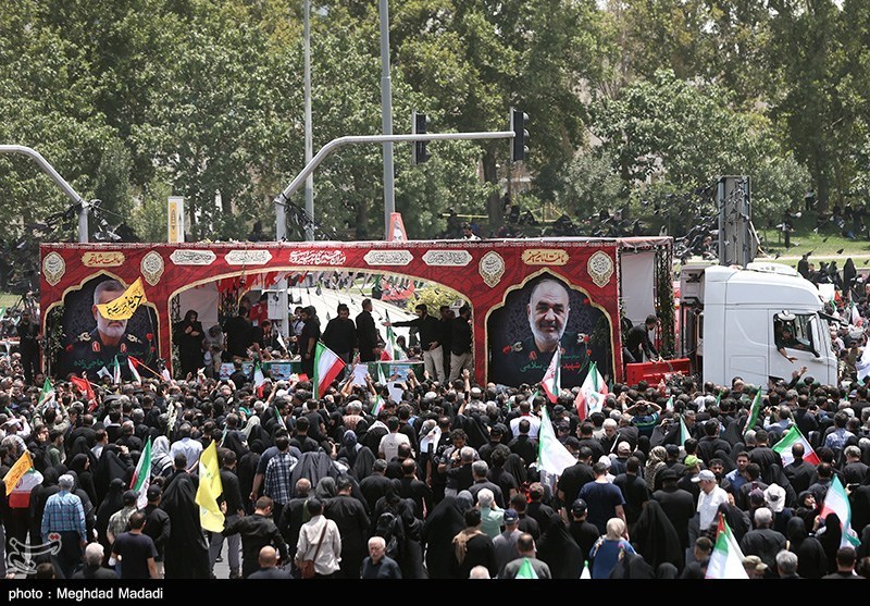 شهدای ترور ، صهیونیسم ، مراسم تشییع جنازه شهدا ،
