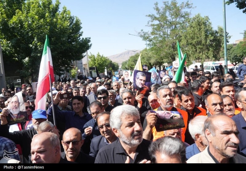 Kermanshah در عزاداری سردار رشید اسلام/ وداع با حاج رمضان + تصاویر