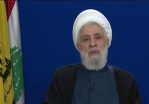 نعیم قاسم: حاج رمضان الگویی از ایثار بود که تا آخرین لحظه از آرمان‌ فلسطین حمایت کر‌د