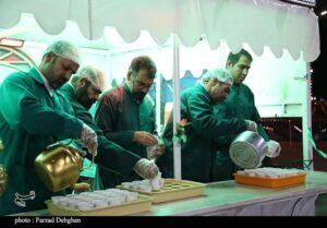 افتتاح چایخانه امام رضایی در شهربازی کرمان