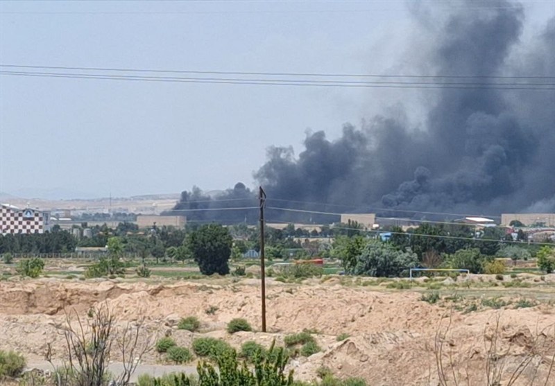 اصابت پرتا‌به‌های متخاصم اسرائیل به شهرک صنعتی سپیدرود رشت