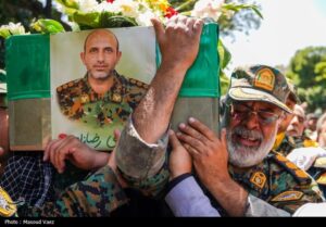 تشییع پیکر شهید مهدی رضازاده در تبریز