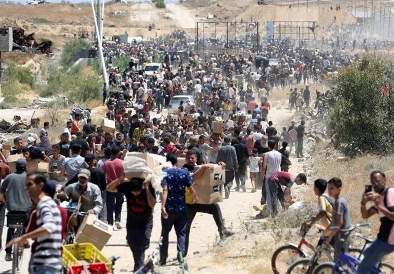 شهادت 516 فلسطینی در صفوف انتظار کمک‌ها