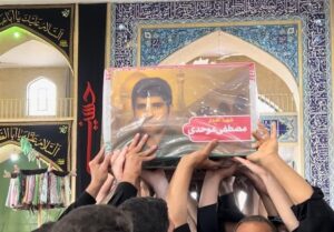 بدرقه باشکوه شهید مصطفی موحدی در یزد