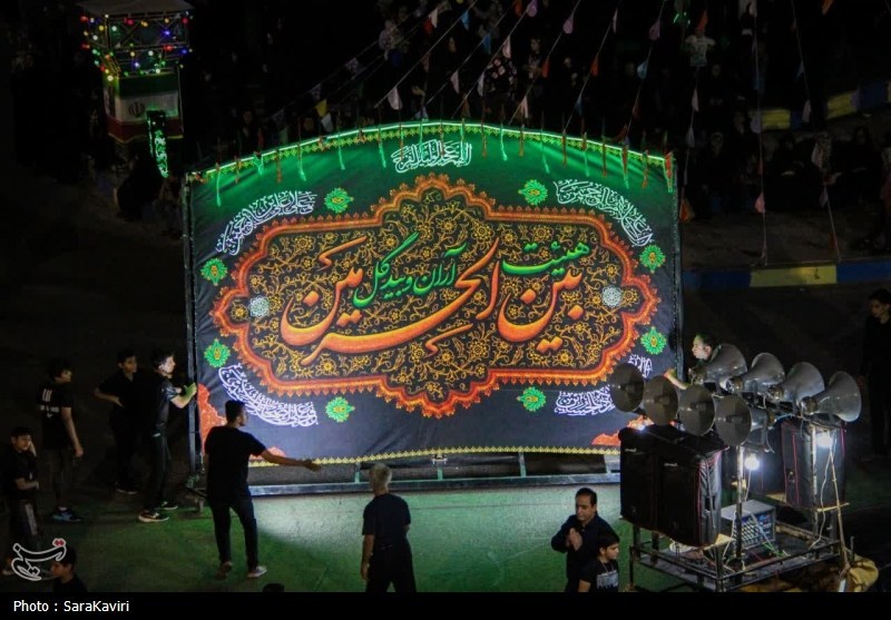 برپایی مراسم علم‌کشی در آران و بیدگل