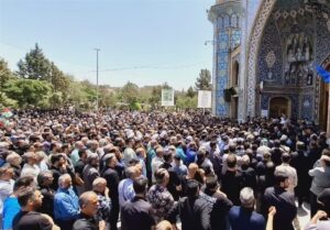 تشییع باشکوه 2 شهید حمله اسرائیل در کرج‌‌