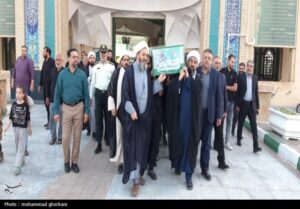 تشییع پیکر مطهر سرهنگ شهید امید رمضانی در فردوس