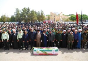 تشییع باشکوه پیکر شهید مدافع وطن در یزد