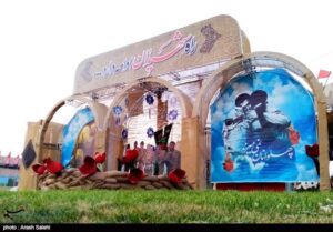 مشعل شهدا روشن‌تر ازهمیشه؛فضاسازی شهری با یاد شهیدان در سمنان