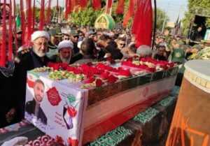 تشییع جنازه شهید مصطفی سواتاب در صفی آباد دزول