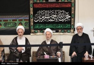 مراسم عزاداری روز Ashura در Biot از مقامات تقلید+ تصاویر برگزار شد