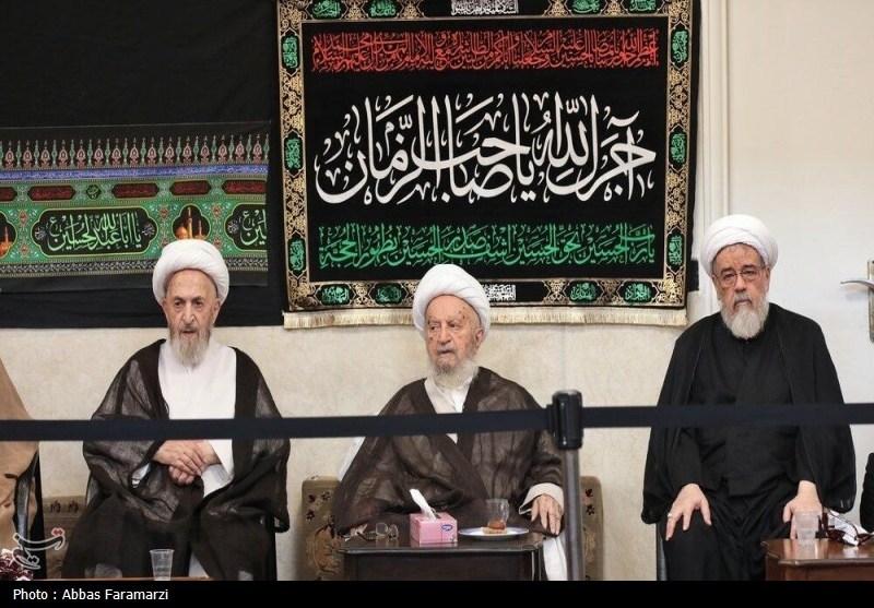 مراسم عزاداری روز Ashura در Biot از مقامات تقلید+ تصاویر برگزار شد