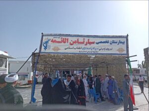 بیمارستان سیار «ثامن الائمه» نیروی زمینی سپاه افتتاح شد