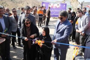 وزیر راه تقاطع غیر همسطح دهبکری بم را افتتاح کرد