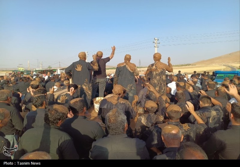 آیین کهن گل‌مالی در شهر بن