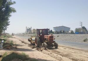 بهبود زیرساخت‌های جاده‌ای شاهرود/تعریض مسیر طرود آغاز شد