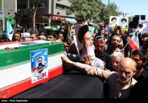 تشییع پیکر شهید اقتدار سید حسن حسین نژاد