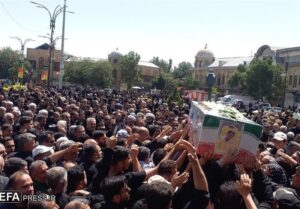 تشییع و خاکسپاری پیکر مطهر سرباز شهید &quot;عباس حیدری&quot; در همدان