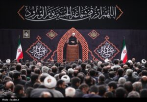 عزاداری شب هشتم محرم در حسینیه امام خمینی(ره)