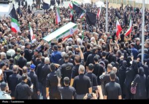 وداع باشکوه با دو سرباز شهید فراجا در رباط‌کریم