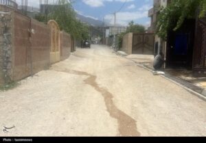وضعیت اسفناک معابر شرف‌آباد یاسوج