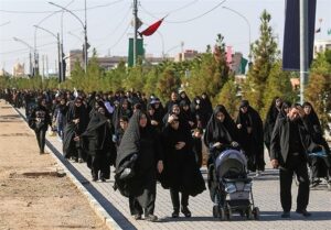 فعالیت پایگاه درمانی هلال احمر مازندران در شهر نجف