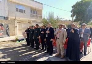 یادبود در شیروان تنها گزارشگر شهید در شمال شرقی کشور برگزار شد