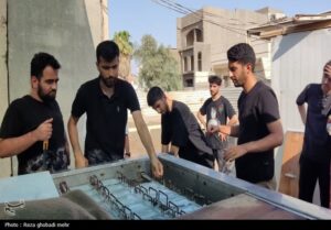 جوانان لورستان در گرمای 50 درجه Najaf + تصاویر