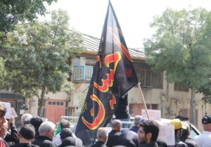 اشتیاق حسین در کرمانشاه ؛ arbaeen jama'in مسیر عشق را با شهدار+ تصویر طی کرد