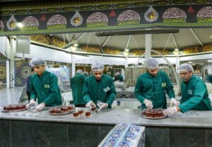 چای با طعم خدمات ؛ سرویس رمانتیک در چای حرم Razavi+عکس