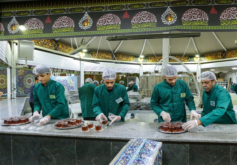 چای با طعم خدمات ؛ سرویس رمانتیک در چای حرم Razavi+عکس