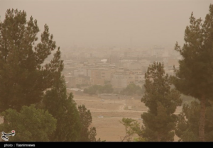 بجنورد در محاصره گردوغبار غلیظ؛ شاخص آلودگی روی عدد 226