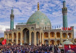 آستان مقدس برادر امام رضا امامزاده آقاعلی عباس غرق در ماتم شد+فیلم