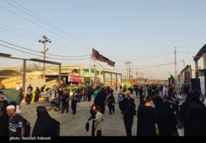 از بدره تا کربلا؛ کاروان دلدادگی در نعمالیه به میهمانی موکب‌ها رسید+فیلم