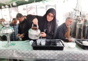 موکب و برنامه‌های فرهنگی بسیج یزد پذیرای زوار اربعین