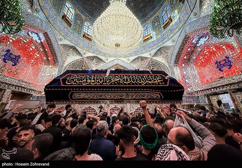 حرم مطهر حضرت علی (ع) در آستانه اربعین حسینی