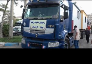 رهپویان حضرت زینب(س) راهی کربلا شدند + فیلم