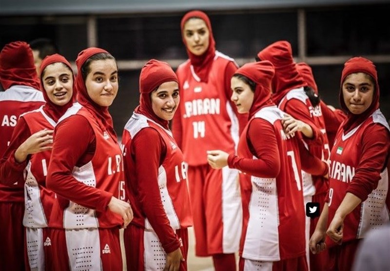 قهرمانی دختران بسکتبال ایران در غرب آسیا
