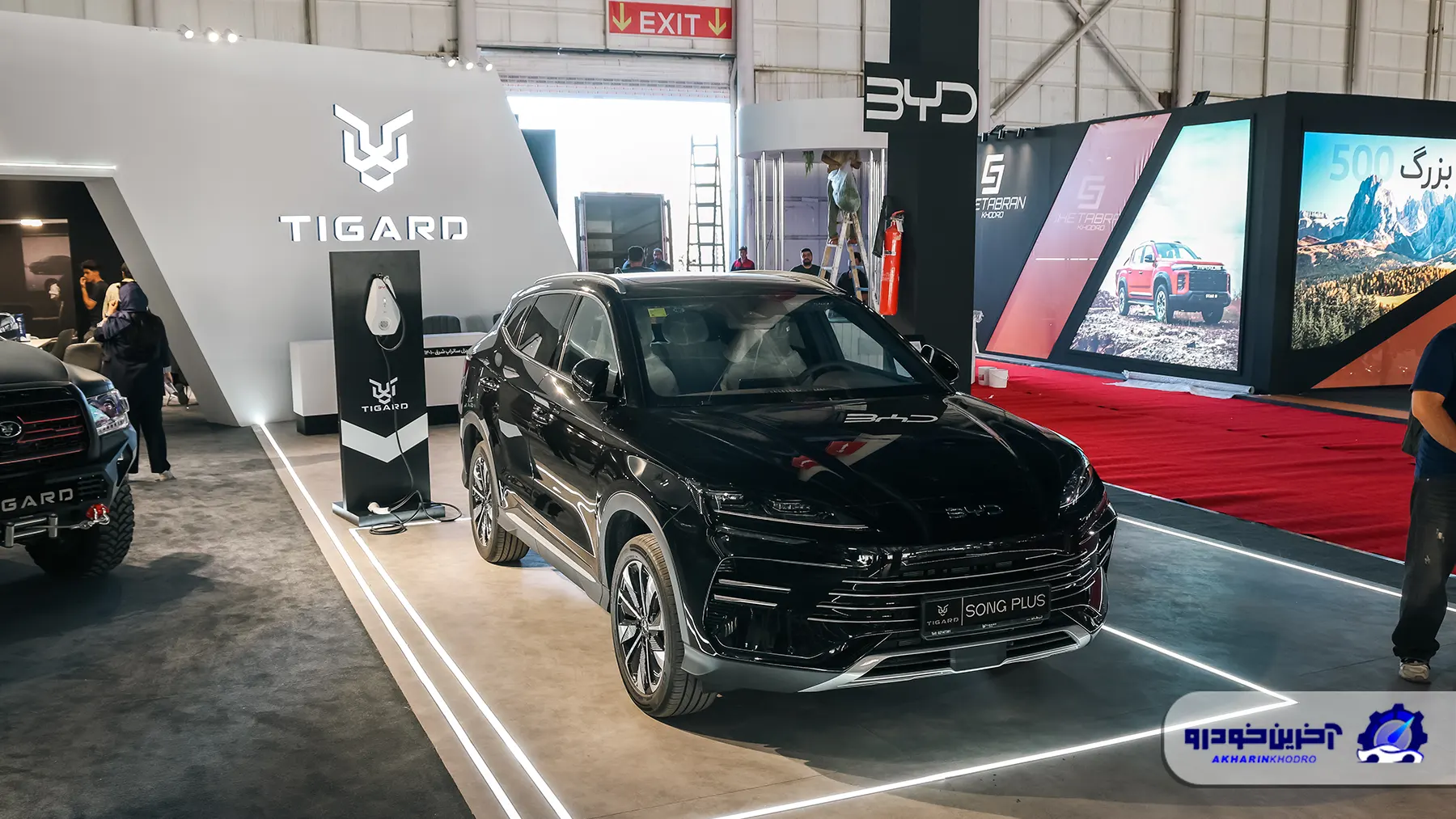 نگاهی به غرفه تیگارد موتور در بیست و پنجمین نمایشگاه خودرو مشهد