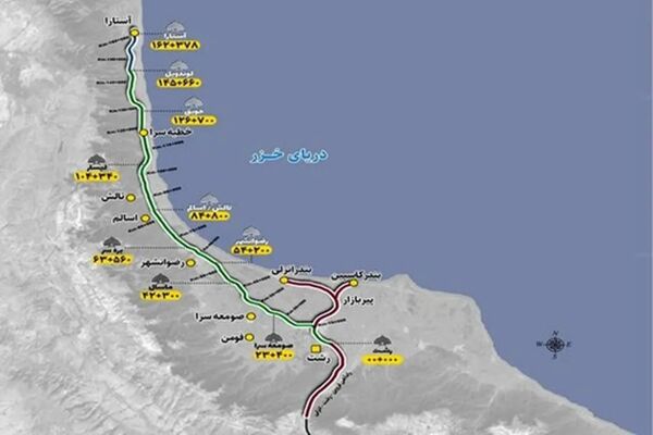 بن‌بست ۲۰ ساله خط ریلی رشت-آستارا