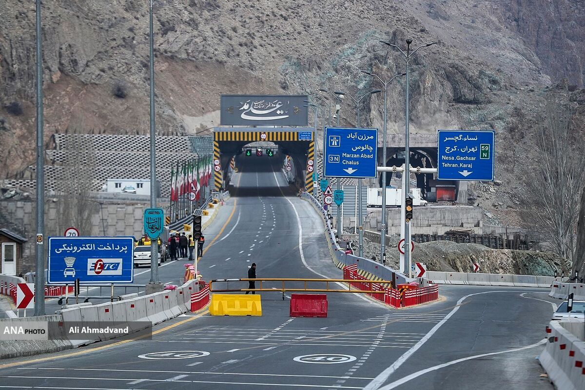 ترافیک سنگین در جاده‌های البرز